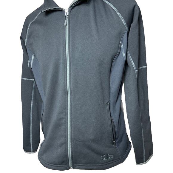 LL Bean Black Jacket Rn 71341 Women’s Size XL Regular￼ - Picture 1 of 4
